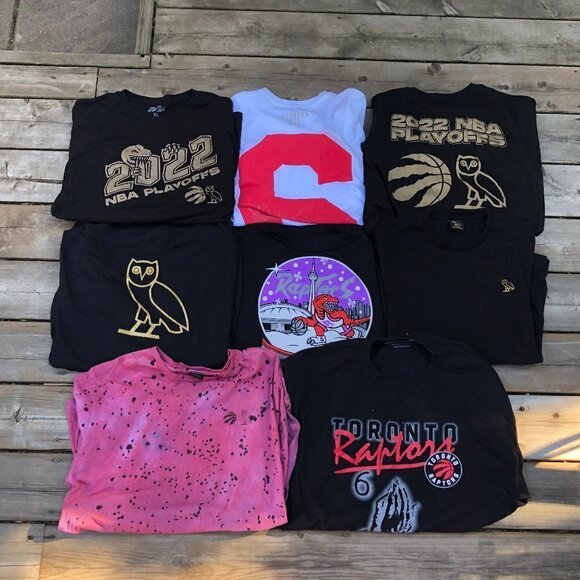 OVO Other - LOT OF 8 OVO Shirts Large Octobers Very Own X Toronto Raptors